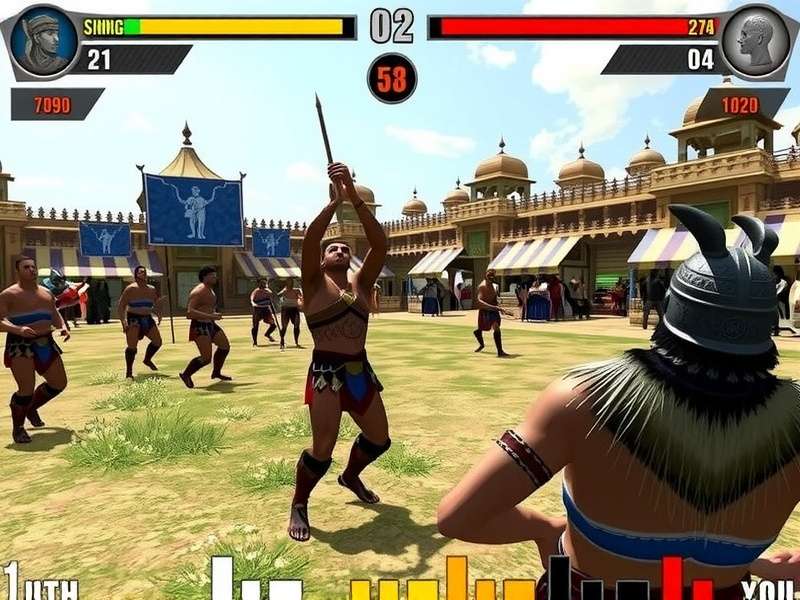 Viking Volley Pro Gladiator Gameplay Screenshot